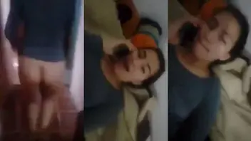 Beautiful desi girl cheating with best friend while talking to bf on phone viral desi mms