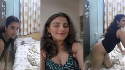 New Sexy Nude Muslim GF Making Pussy Fingering Selfie MMS Video For Lover