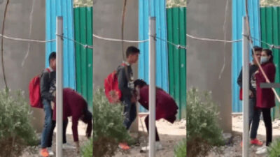 Naughty Delhi College Girl Caught Quick Blowjob and Doggy Fucking in Park Viral Desi MMS