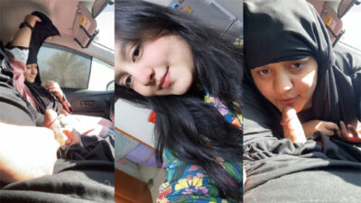 Chubby Hijabi Muslim Girl Sucking Cousin Dick In Car and Nude Fucking Viral MMS