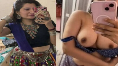 Desi Hot Ass Sexy Figure Wife Showing Firm Big Boobs By Lowering Bra Nude Selfie