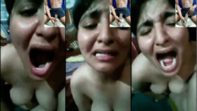 Wild Indian Teen Girl Goes Crazy on Omegle and Fucks Herself with Brinjal xxx