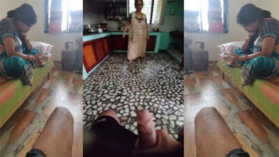 House Owner Son Masturbating In front Of Maid Aunty New Trending Video