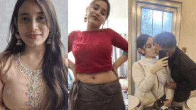 Desi Girl Strips Red Saree and Plays with Boobies and Wet Pussy on Live Video Call