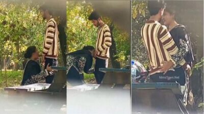 Desi College Lovers Outdoor Blowjob Secretly Captured Viral Leaked MMS