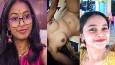 Tamil Sexy Slim Girl Nude Big Boobs and Pink Pussy Nude Selfie Leaked MMS