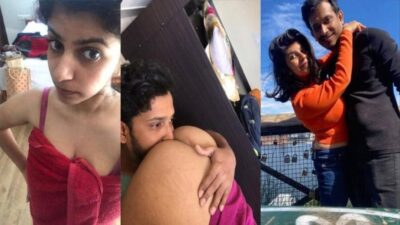 Horny Delhi Big Tanker Boobs MILF Wife Ass Licking Doggy Fuck with Young Boy