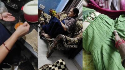 Tamilnadu Horny Son Groping his mom big boobs while she is sleeping Incest Family Sex MMS