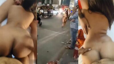 Horny Wife Nude In Public After Drinking & Threesome Fucking Viral Trending MMS