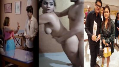 Horny Web Series Actress Fucking with Producer in Front of Cuckold Husband Sex MMS