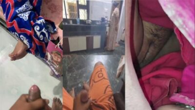 Tamil Son Masturbating in front of Mom and Recording Fat Pussy while She Sleeping Incest Sex MMS