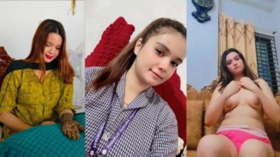 New Desi MMS Cute Sexy Bengali Teen GF Showing Nude Big Boobs and Pink Pussy